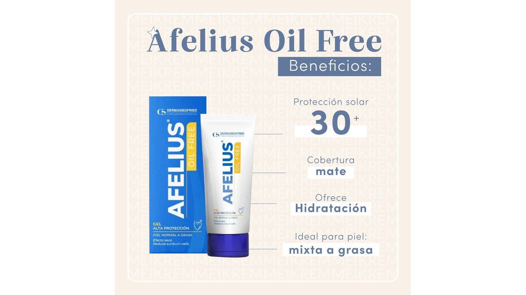 Oferta Protector Solar Afelius Spf 50 Oil Free 2 Unds