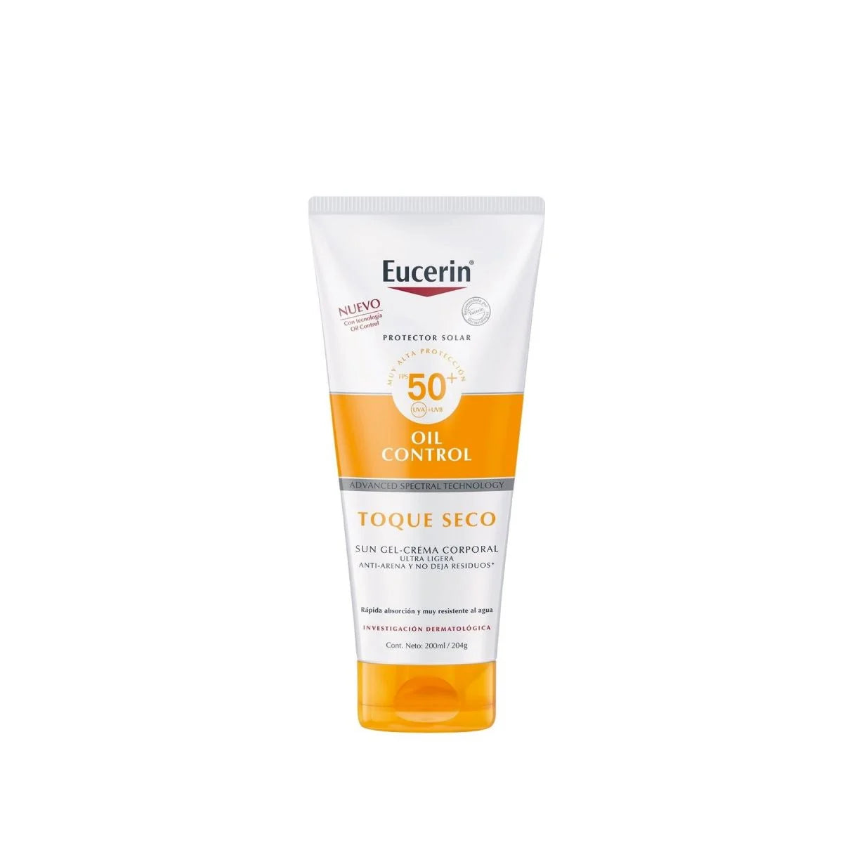 Eucerin Protector Solar Toque Seco Spf 50 Frasco Con 200 Ml