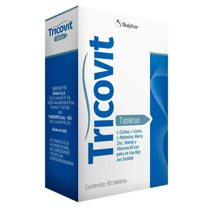 Tricovit Suplemento Caja Con 60 Tabletas